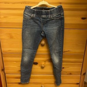 Gap - girls medium blue high stretch jeggings